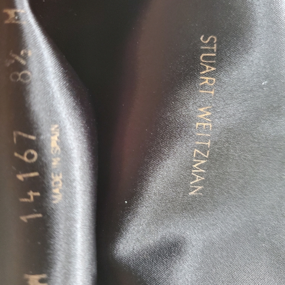 Tieland Boot In Black By Stuart Weitzman - image 7